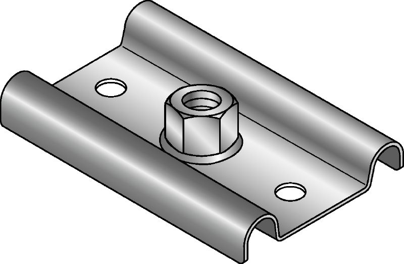 Platine de point fixe MFP-GP-F Platine galvanisée à chaud (GAC) Premium destinée aux applications de points fixes pour charges légères (métrique)